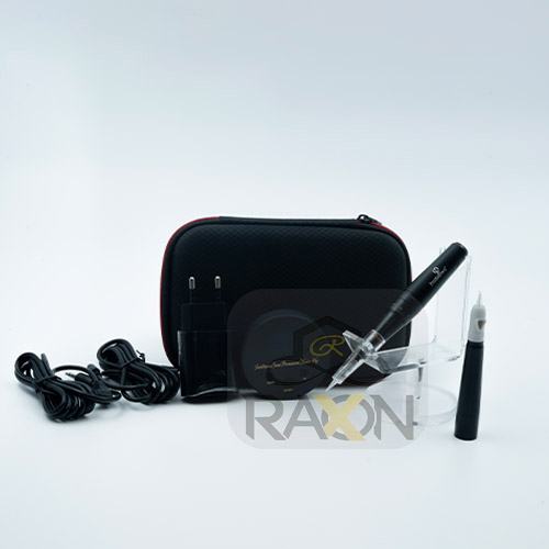 محصول - دستگاه تاتو۱۴ ولت پیچی فیبروز PHIBROWS دوسر ترانس دار (phibrows micropigmention device)