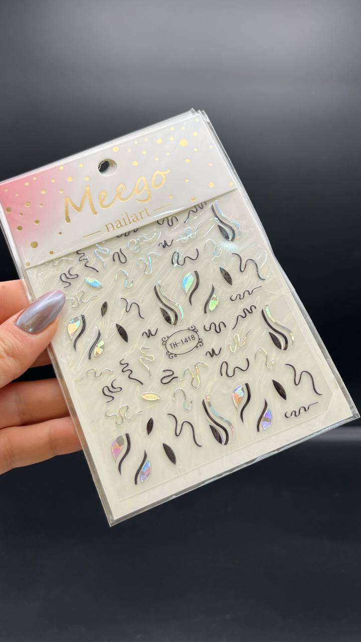 لنز ناخن سه بعدی روسی